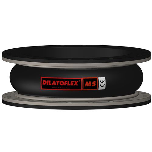 Compensateur de dilatation en caoutchouc - Type M - DILATOFLEX - rond / à bride / pour le vide