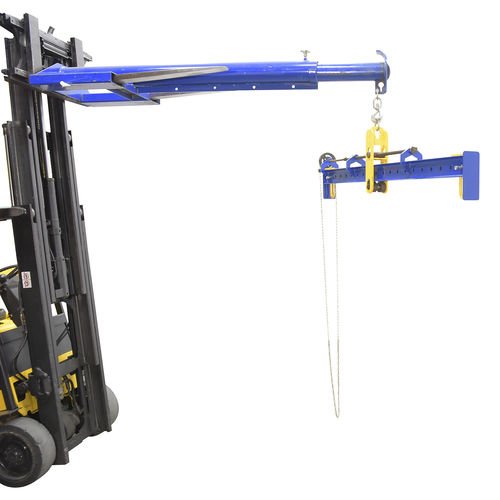 Palonnier monopoutre - SBM-UBA series - Vestil Manufacturing - réglable / monté sur chariot élevateur