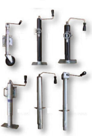 Cric à crémaillère - TJ, FJ, CT, CS, NJ series - Vestil Manufacturing - hydraulique / pour remorque / en acier