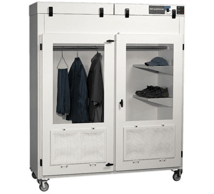Armoire de séchage à portes battantes - max. 76.5 x 64 x 26" | FR series - Mystaire®, Inc. - en aluminium / mobile