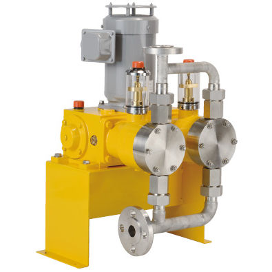 Pompe pour produits chimiques - TACMINA CORPORATION - à boue / à commande hydraulique / sanitaire