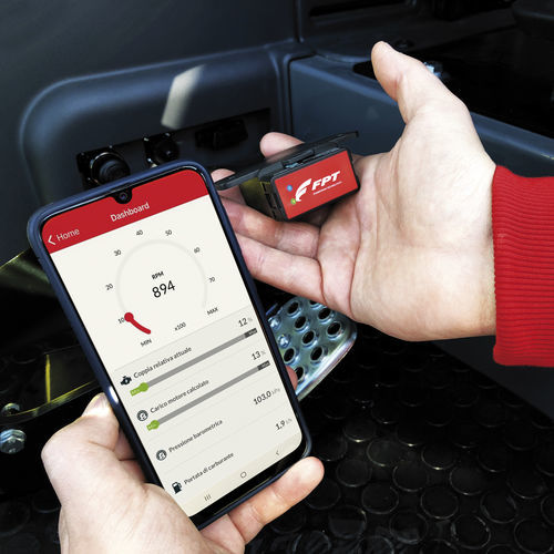 Application mobile de supervision - MYFPT - FPT Industrial S.p.A. - de gestion / industrielle / temps réel