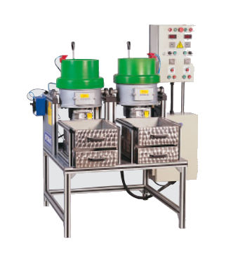 Machine de finition à force centrifuge - 28 l | SM 2x14 - KROMAS - pour outillage