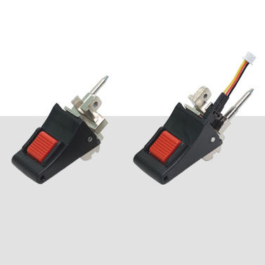 Poignée avec bouton poussoir - P7 series - Southco Asia Ltd - avec fonction de commutation électrique