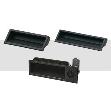 Poignée affleurante - P2 series - Southco Asia Ltd - extractible / cuvette / pour porte