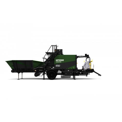 Compacteur de déchets organique - MP 2000 - Orkel - mobile / monobloc