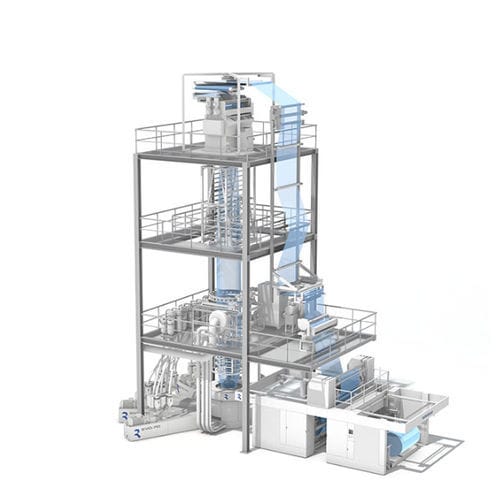 Ligne d'extrusion gonflage - EVO - Reicofil - pour thermoplastiques