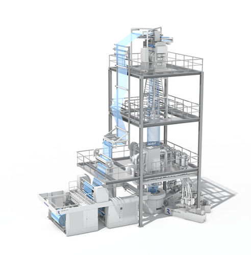 Ligne d'extrusion gonflage - EVO Micro - Reicofil - pour thermoplastiques / pour la recherche et développement