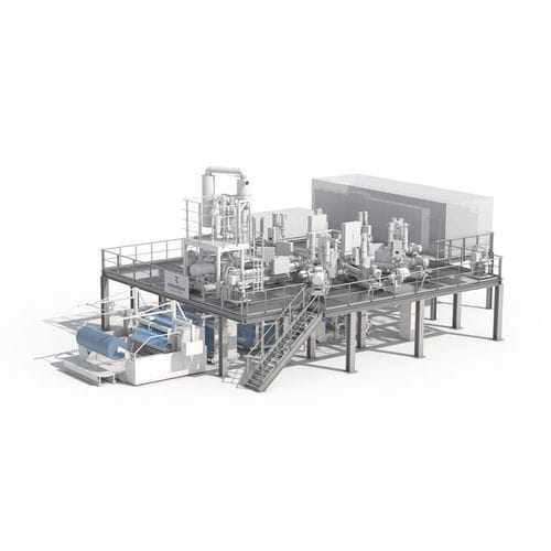 Ligne d'extrusion de film à plat - Reicofil - pour thermoplastiques / pour film barrière