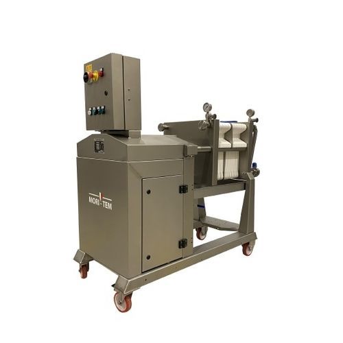 Unité de filtration à plaques - EUR 40-50-60 - Mori-Tem - pour liquides / mobile / en acier inoxydable