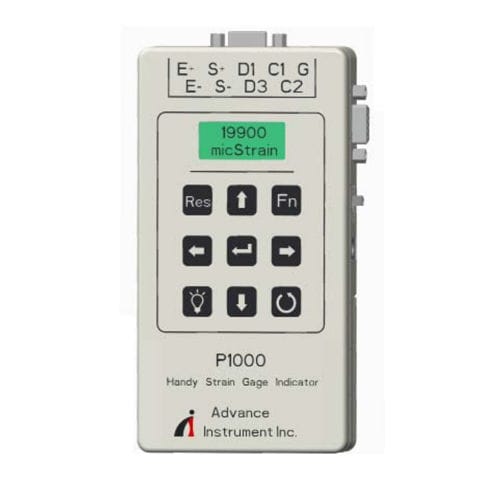 Indicateur numérique - P1000  - Advance Instrument Inc. - portatif / pour jauge de contrainte