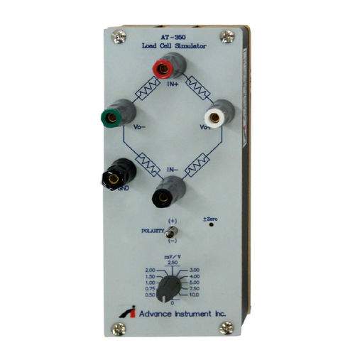 Simulateur de capteur de force - AT-350 - Advance Instrument Inc.