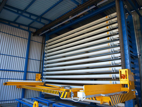 Magasin automatique vertical - Techvagonmash - pour tôle