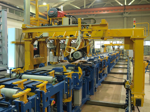 Ligne d'assemblage de soudage - Techvagonmash - automatique
