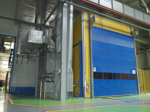 Cabine de peinture à circuit fermé - Techvagonmash - pour applications ferroviaires / à filtre