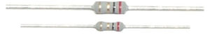 Résistance à couche métal-oxyde - RMF / RSF series - RCD Components - à faible inductance / sur circuit imprimé