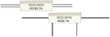 Résistance à couche mince - LVF / LVH series - RCD Components - BT / à boîtier en céramique / pour la mesure de courant