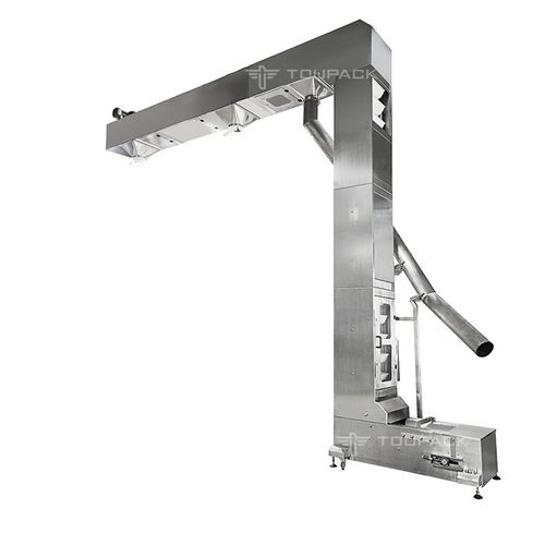 Élévateur à godet à chaîne - Zhongshan TO-U Packaging Machinery Co.,Ltd - pour l'industrie agroalimentaire / automatique / pour produits chimiques