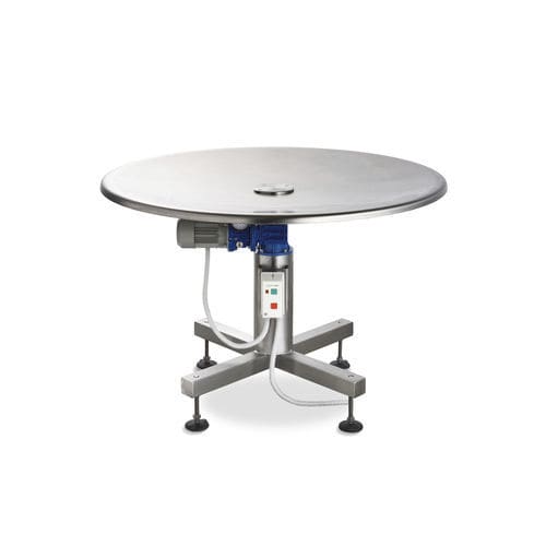 Table rotative entraînée par moteur - RD 120 - APM - horizontale / pour l'industrie alimentaire / linéaire
