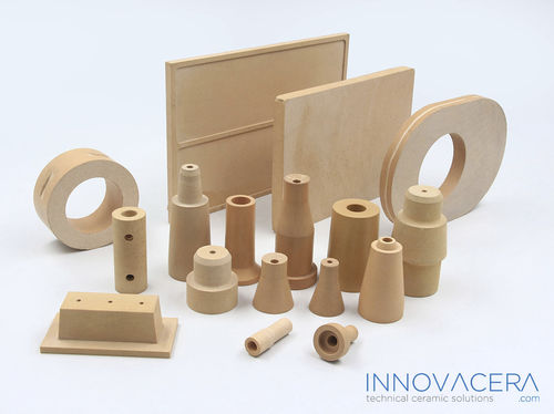 Plaque en céramique - Xiamen Innovacera Advanced Materials Co., Ltd - en tube / en anneau / de zirconium