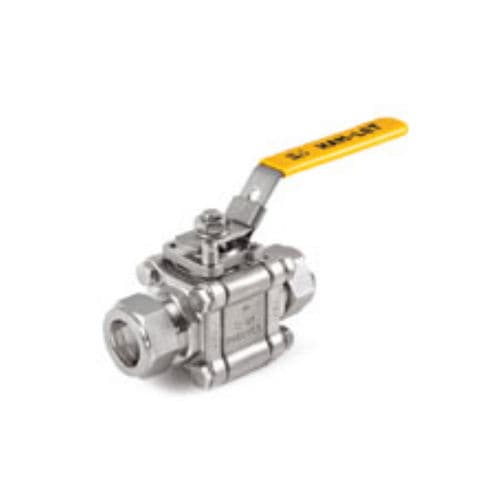Vanne à boisseau sphérique - H500SSL1/4 - HAM-LET - à levier / pneumatique / à actionneur électrique