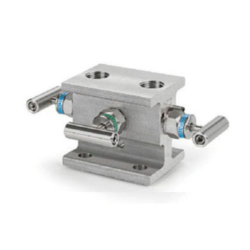 Manifold 3 voies - M30H154GFSSVT - HAM-LET - en acier inoxydable / femelle / à bride