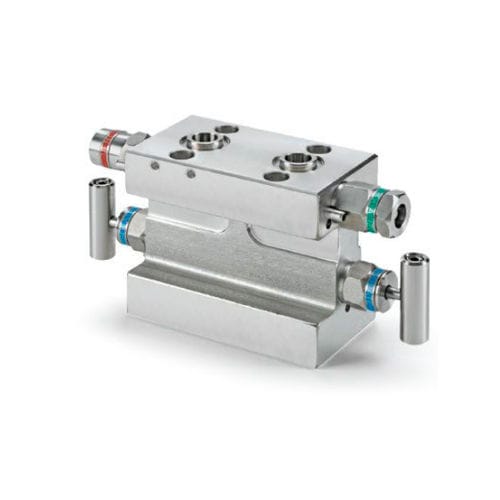 Manifold 5 voies - M40H154NFSSVAT - HAM-LET - en acier inoxydable / pour gaz / à bride