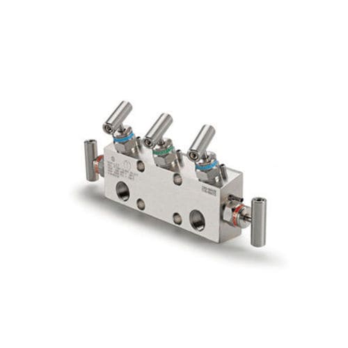 Manifold 5 voies - M50A10 - HAM-LET - en acier inox / de gaz / à bride