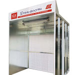 cabine de peinture ouverte