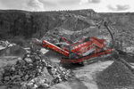 crible pour chantier de construction