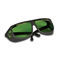 Lunettes De Protection Laser Vert - Pour épilation Laser Et Lumière Pulsée - Branches Ajustables, Portables Sur Lunettes De Vue