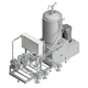 système de filtration à disque / pour liquides / écoulement transversal