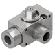 vanne à boisseau sphérique / hydraulique / pour l'industrie minière / pour applications lourdes