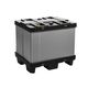 caisse-palette en HDPE / en PP / de transport / industrielle