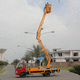 nacelle articulée montée sur camion / hydraulique / pour usage extérieur / compacte
