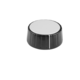 bouton fileté / rond / en plastique / tournant