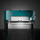 presse plieuse hybride / CNC / 6 axes / 5 axes