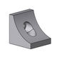équerre de fixation pour profilé aluminium / en aluminium / 90°