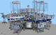 machine d'étiquetage automatique / pour bouteilles / par colle froide / par colle thermofusible