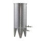 cuve cylindrique / ouverte / vin / en inox