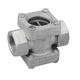hublot d'observation pour applications industrielles / en acier inoxydable / fileté