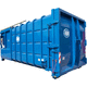 compacteur de déchets mélangés / stationnaire / pour conteneur à déchets / électrique