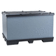 caisse-palette en plastique / de transport / pliable / empilable