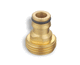 raccord hydraulique / fileté / rapide / en laiton