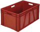caisse en plastique / de stockage / pour applications alimentaires / gerbable