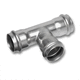raccord hydraulique / pneumatique / à sertir / en T