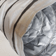 gaine de ventilation flexible / en acier / en tissu de verre enduit silicone / spiralée