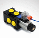 électrovanne à commande directe / huile / hydraulique / double