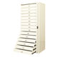 armoire de stockage / au sol / multi-tiroirs / verrouillable