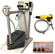 machine de poudrage pour profilé aluminium / avec pistolet électrostatique / manuelle